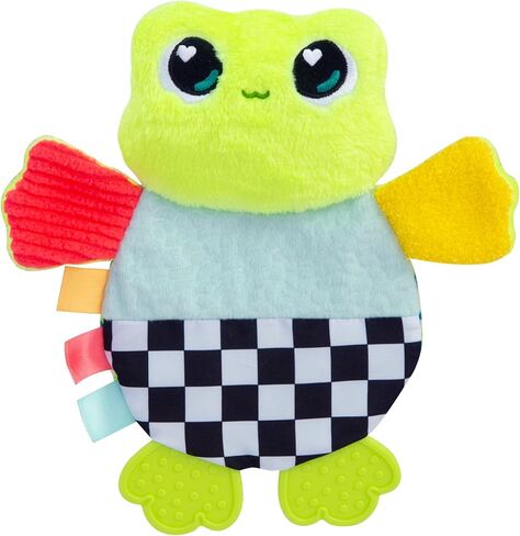لعبة Lamaze Crinklies - لعبة Finlee The Frog Crinkle - ألعاب أطفال عالية التباين للتطوير الحسي - هدايا للأطفال بملمس وأنماط ممتعة - للأعمار من 0 أشهر فما فوق in Saudi Arabia