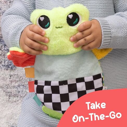 لعبة Lamaze Crinklies - لعبة Finlee The Frog Crinkle - ألعاب أطفال عالية التباين للتطوير الحسي - هدايا للأطفال بملمس وأنماط ممتعة - للأعمار من 0 أشهر فما فوق in Saudi Arabia