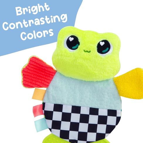 لعبة Lamaze Crinklies - لعبة Finlee The Frog Crinkle - ألعاب أطفال عالية التباين للتطوير الحسي - هدايا للأطفال بملمس وأنماط ممتعة - للأعمار من 0 أشهر فما فوق in Saudi Arabia