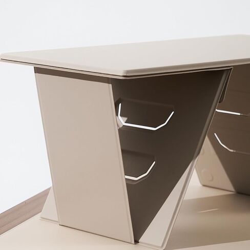 مكتب وحامل كمبيوتر محمول رفيع الطي من TopJob Origamie، حامل كمبيوتر مريح، حامل كمبيوتر محمول محمول أنيق مع خيارات ألوان متعددة، متوافق مع MacBook Air وMacBook Pro وDell XPS (Mist) in Kuwait