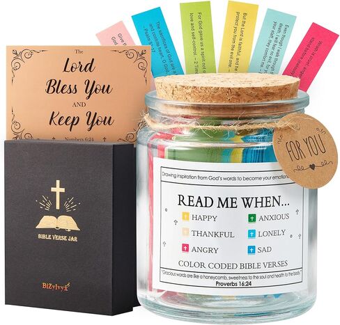 Bible Verse Jar Graduation Gifts for Her Him Father's Day Gifts for Dad First Communion Gift for Boys Girls Confirmation Gift for Teen Girls 2025 Baptism Birthday Christian for Women Men in Kuwait