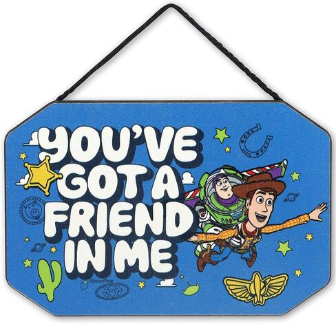 Disney Pixar Toy Story You've Got a Friend Hanging Wood Wall Decor - Fun Toy Story Sign for Bedroom or Play Room in Saudi Arabia