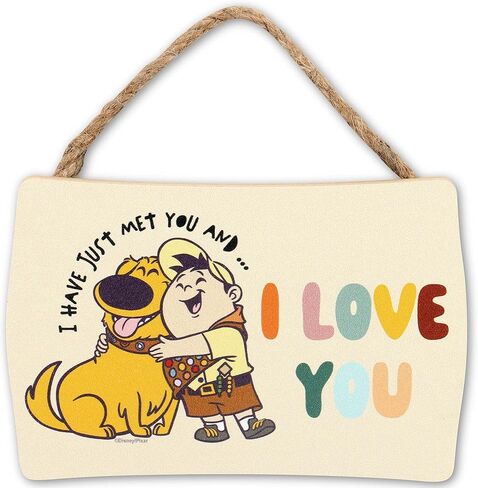 Disney Pixar Toy Story You've Got a Friend Hanging Wood Wall Decor - Fun Toy Story Sign for Bedroom or Play Room in Saudi Arabia