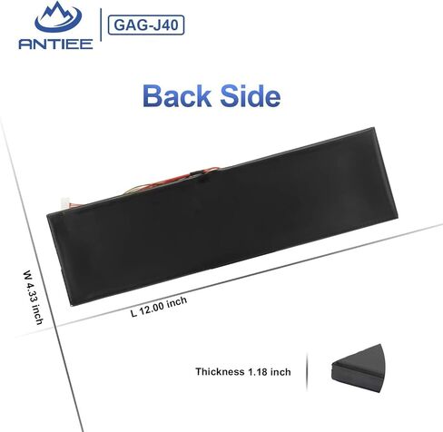 ANTIEE GAG-J40 Laptop Battery for Gigabyte Aero 14 15 17 Serie Aero 14-K7 14-V7 14-W-CF2 15 XA 15-X9 15-Y9 17 XA RP77 17 XA HDR Aorus 17 YA Gaming X5 V6 V7 V8 X7 v6 v7 X7 Dt V6 Dt V7 Dt V8 94.24Wh in Saudi Arabia