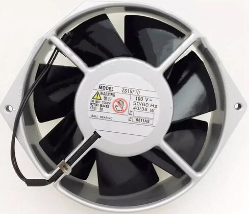 ZS15F10 AC100V 40/38W 17255 172mm 2-سلك جميع المعادن ارتفاع درجة الحرارة مروحة التبريد in Saudi Arabia