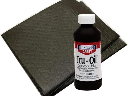 لمسة نهائية من خشب Tru-Oil Wood Gunstock (8 أونصة) مع وسادتين ماصتين in Saudi Arabia