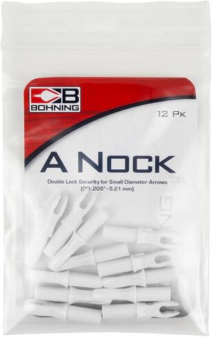 Bohning 10151WH White A-Nock 12pk in Saudi Arabia