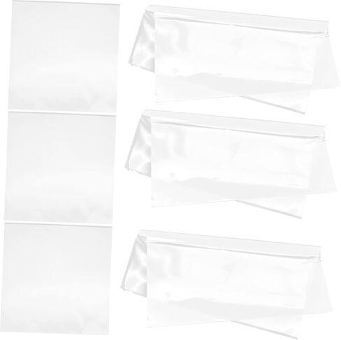 30Pcs Vinyl Record Outer Sleeves Adhesive Plastic Covers for Records Protection Scratches and for Vinyl Collectors and Music in Saudi Arabia