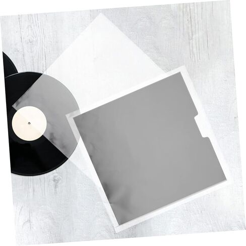 30Pcs Vinyl Record Outer Sleeves Adhesive Plastic Covers for Records Protection Scratches and for Vinyl Collectors and Music in Saudi Arabia