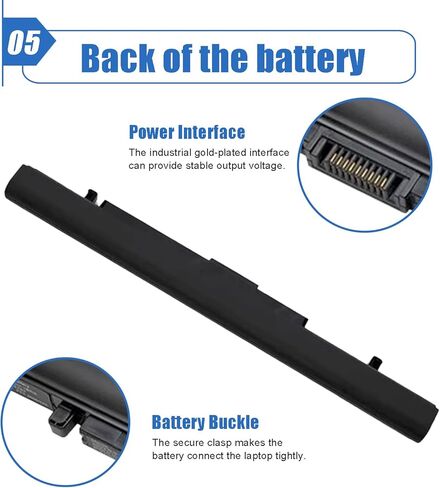 Dentsing PA5212U-1BRS PABAS283 Laptop Battery Replace for Toshiba Tecra A40 A50 C40 C50 Z50 C50-B Toshiba Satellite Pro A40 A50 R40 R50 14.8V/2200mAh/32Wh in Saudi Arabia