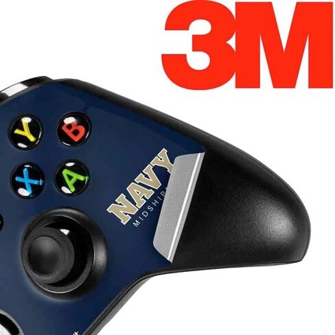 ملصق Skinit المخصص للألعاب متوافق مع وحدة تحكم Xbox One S - تصميم College Navy Midshipmen مرخص رسميًا in Kuwait