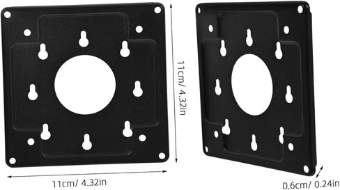 1set Monitor Stand Mini Pc Mount Back Mounting Plate Desk Computer Accessory System Bracket in Saudi Arabia