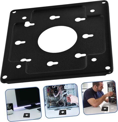 1set Monitor Stand Mini Pc Mount Back Mounting Plate Desk Computer Accessory System Bracket in Saudi Arabia