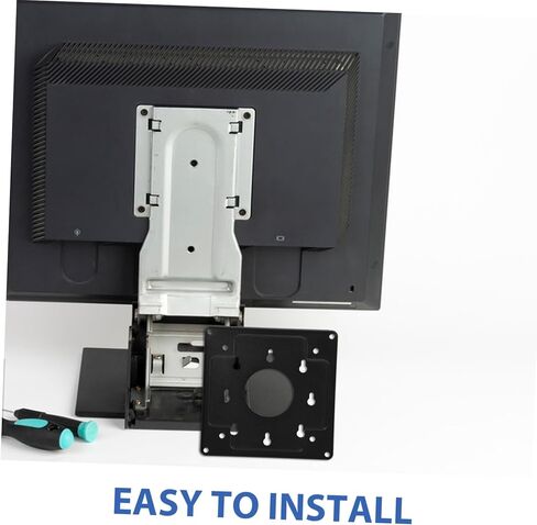 1set Monitor Stand Mini Pc Mount Back Mounting Plate Desk Computer Accessory System Bracket in Saudi Arabia