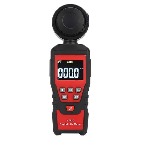 Digital Light Meter, Fast and Sensitive Luxmeter Illuminometer with 180 Degrees Rotating Probe, Backlight Display for Accuracy, Comes with Storage Bag in Saudi Arabia