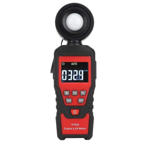 Digital Light Meter, Fast and Sensitive Luxmeter Illuminometer with 180 Degrees Rotating Probe, Backlight Display for Accuracy, Comes with Storage Bag in Saudi Arabia