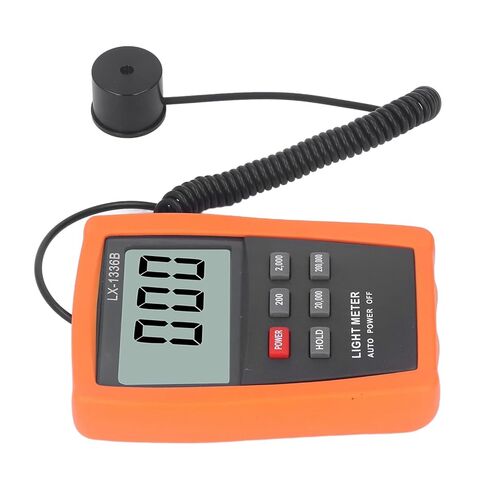 Illuminance Light Meter, Illuminance Light Meter, Digital Screen Brightness High ABS Housing CD ㎡ Digital Display Photometer for Lighting in Saudi Arabia