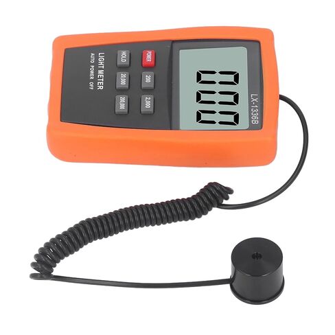 Illuminance Light Meter, Illuminance Light Meter, Digital Screen Brightness High ABS Housing CD ㎡ Digital Display Photometer for Lighting in Saudi Arabia