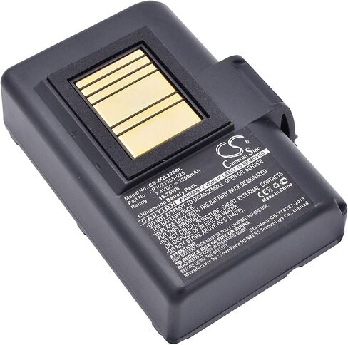 7.4 فولت متوافق مع بطارية زيبرا P1023901-LF، P1031365-025 QLN220، QLn220HC، QLN320، QLn320HC، ZQ500، ZQ510، ZQ520، ZQ610، ZQ610HC، ZQ620، ZQ620HC، ZR628، ZR638 in Saudi Arabia