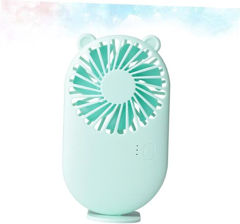 Vaguelly Portable USB Silent Mini Fan for Office Desk, Rechargeable Green Mute Cooling Fan for Home, School, and Travel Use in Saudi Arabia