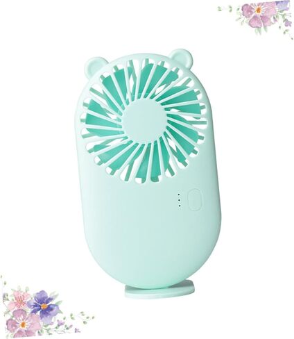 Vaguelly Portable USB Silent Mini Fan for Office Desk, Rechargeable Green Mute Cooling Fan for Home, School, and Travel Use in Saudi Arabia