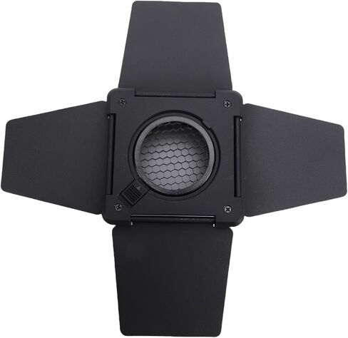 GOWENIC Four Leaf Barndoor مع مجموعة شبكة قرص العسل و5 مرشحات ألوان، تحكم دقيق في الضوء وامتصاصه يقضي على الضوء الشارد، 60 شبكة قرص العسل تقوي تسليط الضوء in Saudi Arabia