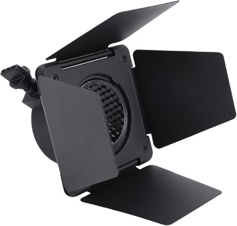 GOWENIC Four Leaf Barndoor مع مجموعة شبكة قرص العسل و5 مرشحات ألوان، تحكم دقيق في الضوء وامتصاصه يقضي على الضوء الشارد، 60 شبكة قرص العسل تقوي تسليط الضوء in Saudi Arabia