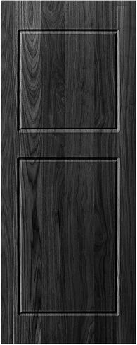Modern 2-Panel 30 in. x 96 in. Wood Black Barn Sliding Door with Hardware kit - Black - Precision CNC Craftsmanship - Durable - Outdoor-Ready in Saudi Arabia