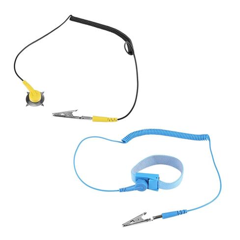 Premium Anti Static Wrist Strap and Grounding Mat Set for Electronics Repair Phone Computer Maintenance with Silicone Work Surface 30x40cm 2mm Thick in Saudi Arabia