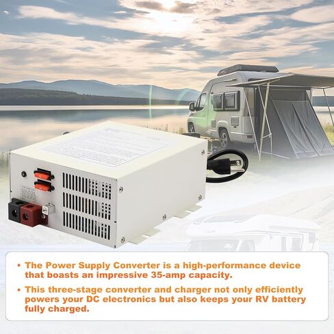 RV Power Converter Fit for Powermax PM3-35, 35 AMP AC to DC Lower Tray Replacement 110VAC to 12VDC Power Converter (13VDC to 16.5VDC) in Saudi Arabia
