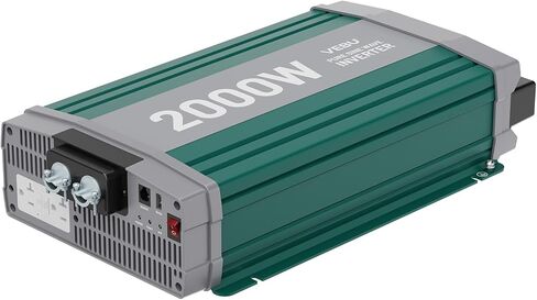 2000W Pure Sine Wave Inverter with ATS Mode, 12V DC to AC 120V Converter for Off-Grid System, RV, Truck, Camping, Peak 4000W in Saudi Arabia