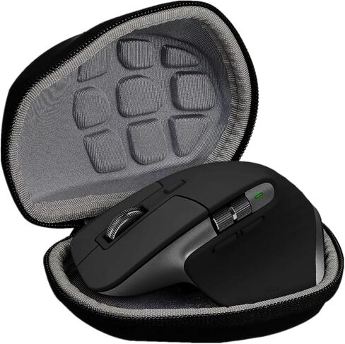 حافظة حماية صلبة للماوس، متوافقة مع Logitech Mx Master 3 / 3S، حقيبة سفر لاسلكية، منظم حقيبة تخزين لماوس بلوتوث (أسود) in Kuwait