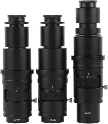 طقم مجهر 0.7X-5X تكبير تكبير قابل للتعديل WD105 WD210 WD170 C عدسة أحادية العين لمحولات عدسة المجهر وكاميرا مجهر الفيديو in Saudi Arabia