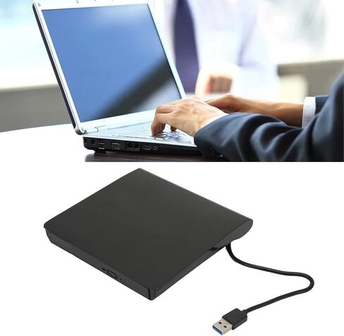 External DVD Drive Enclosure, Portable USB3.0 External 12.7mm DVD Drive Enclosure, for Laptop Desktop in Kuwait