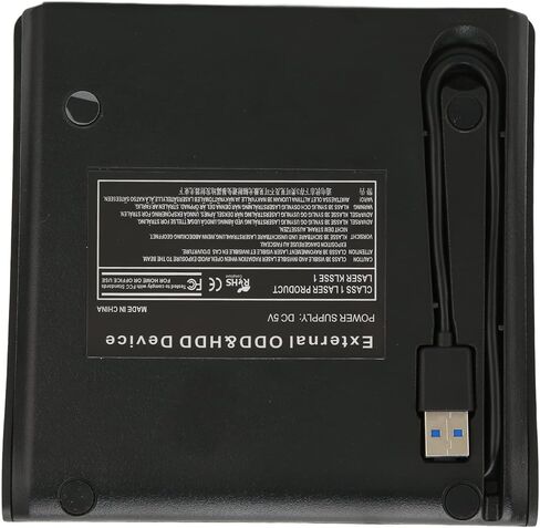 External DVD Drive Enclosure, Portable USB3.0 External 12.7mm DVD Drive Enclosure, for Laptop Desktop in Kuwait