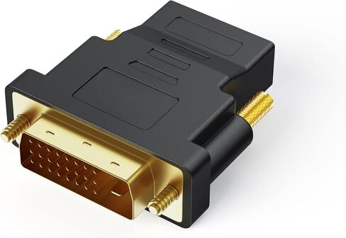 محول DVI إلى HDMI، محول DVI ذكر ثنائي الاتجاه إلى HDMI أنثى، يدعم 1080P، ثلاثي الأبعاد لـ PS3، PS4، صندوق التلفزيون، بلو راي، جهاز العرض، HDTV in Saudi Arabia