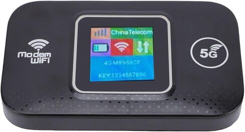 جهاز التوجيه المحمول PUSOKEI 5G LTE، نقطة اتصال واي فاي محمولة للسفر، مع فتحة لبطاقة SIM، سرعة عالية 300 ميجابت في الثانية، 12 جهازًا متصلاً، مع تشفير WPA WPA2 ومصدر طاقة USB in Saudi Arabia