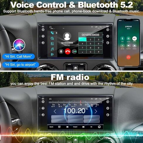 ستيريو سيارة Android 13 لسيارة دودج تشارجر 2008 2009 2010: شاشة لمس 7 بوصة مع تشغيل لاسلكي Carplay Android كاميرا احتياطية تلقائية GPS بلوتوث FM SWC in Saudi Arabia