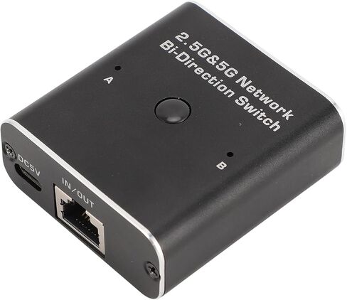 Ethernet Splitter 1 to 2, Ethernet Port Splitter 2 in 1 Out Or 1 in 2 Out Bidirectional Interchange 1000 Mbps Network Switch Professional RJ45 Network Splitter in Saudi Arabia