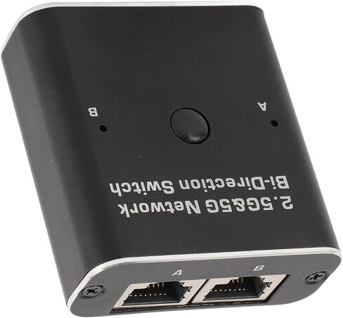 Ethernet Splitter 1 to 2, Ethernet Port Splitter 2 in 1 Out Or 1 in 2 Out Bidirectional Interchange 1000 Mbps Network Switch Professional RJ45 Network Splitter in Saudi Arabia