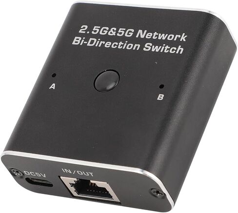 Ethernet Splitter 1 to 2, Ethernet Port Splitter 2 in 1 Out Or 1 in 2 Out Bidirectional Interchange 1000 Mbps Network Switch Professional RJ45 Network Splitter in Saudi Arabia