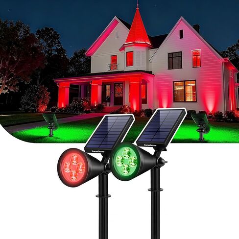 InnoGear Solar Outdoor Lights, Solar Lights Outdoor Waterproof Solar Spot Lights Outdoor Spotlight for Yard Landscape Lighting Wall Lights Auto On/Off for Pathway Garden, Pack of 6 (Warm White) in Kuwait