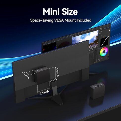 كمبيوتر Intel NUC 12 Pro Kit Wall Street Canyon Mini PC (ذاكرة الوصول العشوائي 16 جيجابايت، 512 جيجابايت SSD، 12-Core i7-1260P، Iris Xe Graphics) سطح مكتب الأعمال، 2 x Thunderbolt 4، Ethernet، Wi-Fi 6E، 3-YR WRT، IST Hub، Win 11 Pro in Saudi Arabia