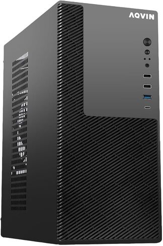 AQVIN MTX60 Computer Tower Desktop - Intel Core i7 Up to 4.6 GHz, 32GB DDR4 RAM, 512GB NVMe SSD, Keyboard & Mouse, AX900 Wi-Fi, Bluetooth - Windows 11 Pro in Kuwait