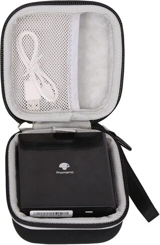 Hard EVA Protective Carrying Storage Case for Pooolitech Sticker Printer, Phomemo M02 / M02S / M02 Pro/Ponek T02 / Memoking T02 Mini Portable Printer (M02) in Saudi Arabia