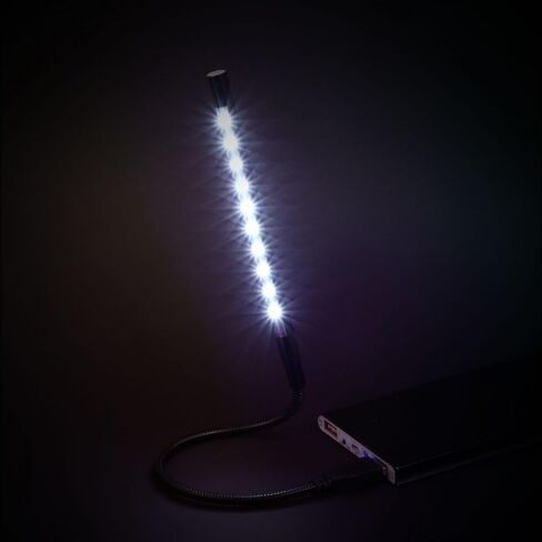 2PCS USB Table Lamp LED High Brightness Flexible Gooseneck Portable Reading Light for Bedside and Laptop Eye-Caring Night Light with Long Lifespan and Compact Design Random Color in Saudi Arabia