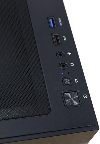 STORMCRAFT Gamer Sirius Pre Built Gaming Desktop, Intel Core i5 14400F, Geforce RTX 5060 Ti 8GB,16GB DDR4 RGB RAM, 1TB NVMe SSD, ARGB Cooling, WiFi Bluetooth VR Ready & Windows 11 Home PC Towers in Kuwait