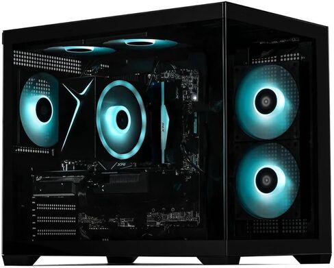 STORMCRAFT Gamer Sirius Pre Built Gaming Desktop, Intel Core i5 14400F, Geforce RTX 5060 Ti 8GB,16GB DDR4 RGB RAM, 1TB NVMe SSD, ARGB Cooling, WiFi Bluetooth VR Ready & Windows 11 Home PC Towers in Kuwait