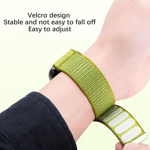 2 Packs Nylon Bands Compatible with Amazfit Active 2/Active/GTR mini/GTS 2 2e 3 4/GTS 2 4mini,20mm Quick Release Wavy Nylon Sport Loop Bands For Amazfit Bip 3/3 Pro/U/U Pro/S/S Lite in Saudi Arabia