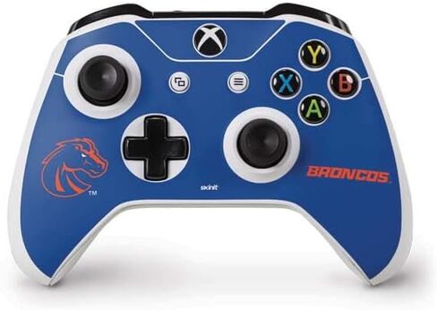 Skinit Decal Gaming Skin Compatible with Xbox One S Controller - Officially Licensed College Boise State Broncos Mascot Design in Saudi Arabia